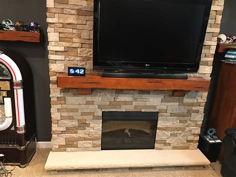 Building An Airstone Fireplace Game Room Info