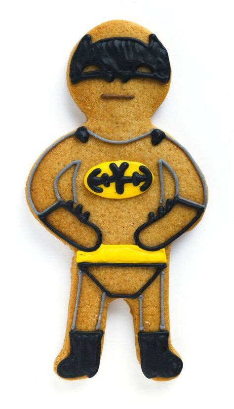 Gingerbreadbatman With Images Superhero Party Batman Baking Company