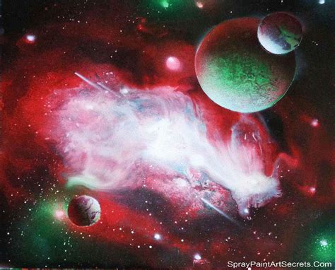 Christmas Galaxy Spray Paint Art Secrets By Alisaamor On Deviantart