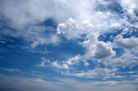 Blue Sky With Clouds Image Blue Sky With Clouds Free Footage