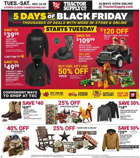 Tractor Supply Black Friday Sales Ad 2020
