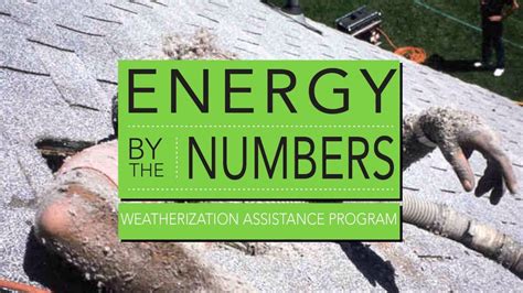 Energy By The Numbers Weatherization Assistance Program YouTube