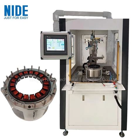 Automatic 18 Slots Bldc Motor Stator Needle Coil Winding Machine For