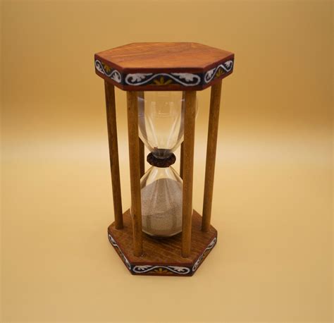Hand Painted Medieval Hourglass Reproduction Of Ancient Etsy