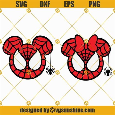 Spiderman, Svg, Peace Symbol, Mouse, Disney, Cricut, Creative, Tattoo