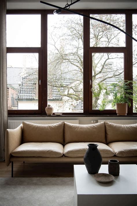 Warm Minimalist Living Room Coco Lapine Design Minimalist Living