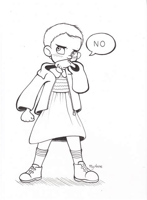 #stranger things #stranger things s2 #eleven #stranger things eleven #max mayfield #jane hopper #doodly. Stranger Things Eleven by My-Anne on DeviantArt