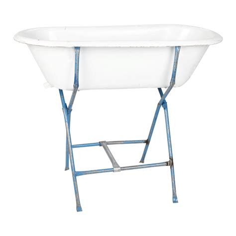 Caregiver can stand at the sink comfortably during bath time. BABY BATH TUB WITH BLUE STAND 18" X 39" Rentals | Bright ...