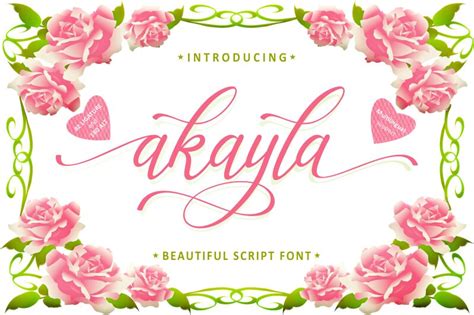 Akayla personal use only:version 1.00. akayla Personal Use Only font