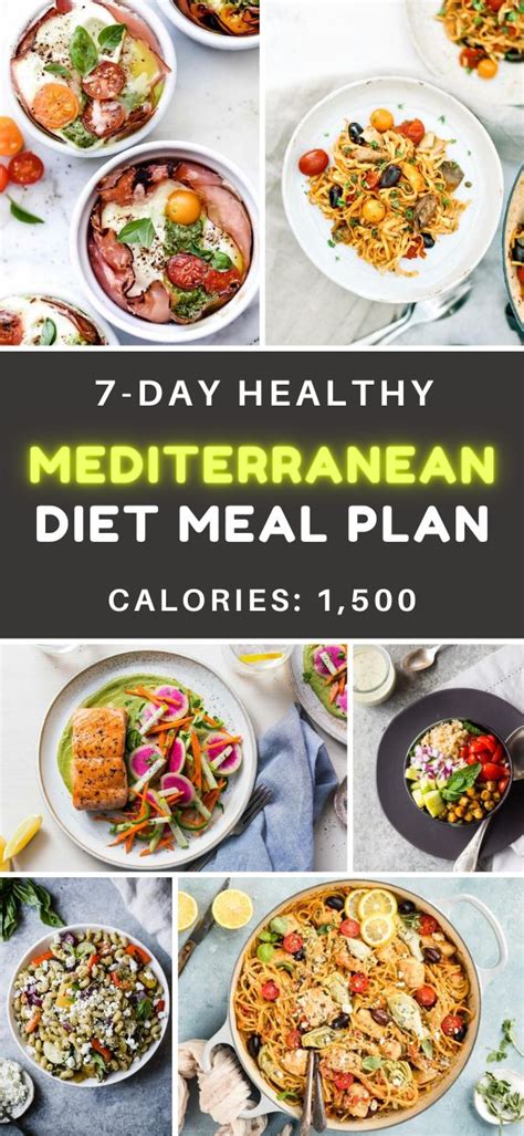 7 Day Mediterranean Diet Meal Plan 1500 Calories Healthify