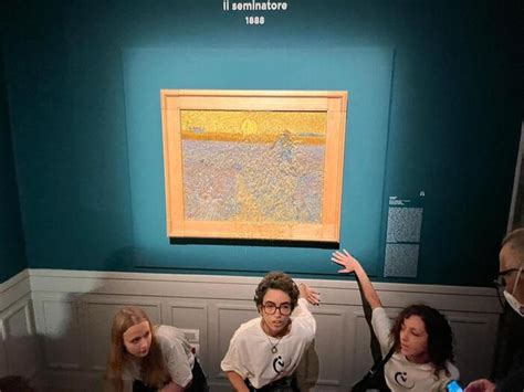 Climate Activists Throw Soup On Van Gogh In Rome TopNews Ansa It