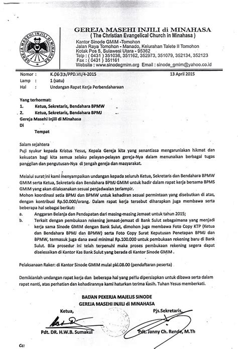 15+ Contoh Surat Undangan Rapat Paling Lengkap! - Contoh Surat