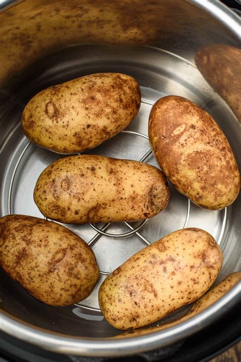 Instant Pot Baked Potatoes Recipe Shugary Sweets