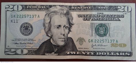 Bugün dolar kuru ne kadar, kaç tl oldu? 20 Dolari 2004A - K11, 2004 Series - United States of ...