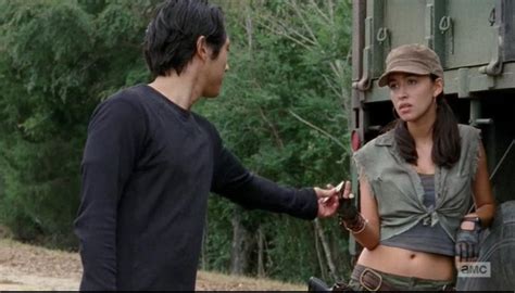 Naked Christian Serratos In The Walking Dead