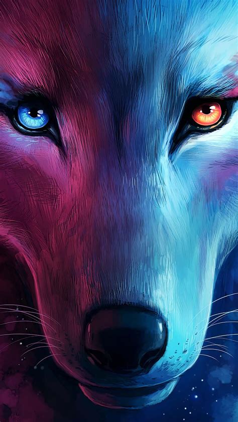 Artistic Animation Of A Wolf Wallpaper 4k Hd Id3822