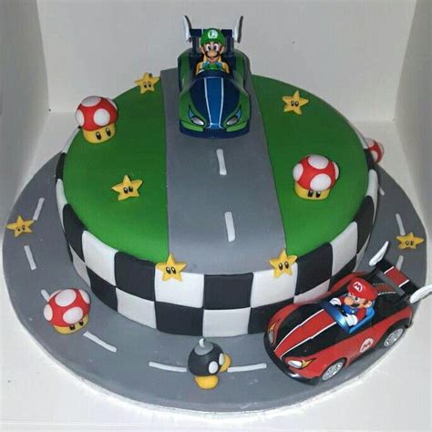 I love all of the awesome printables and fun bright colors in this party. #Mario Kart #birthday #cake | sam | Pinterest | Best Mario ...
