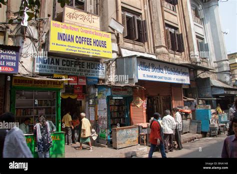Entrance of the Indian Coffee House at College Street in Kolkata Stock