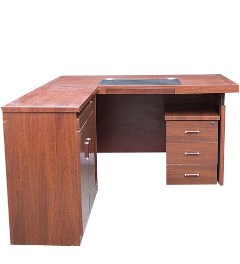 Buy Executive Office Table In Brown Colour By Star India Online