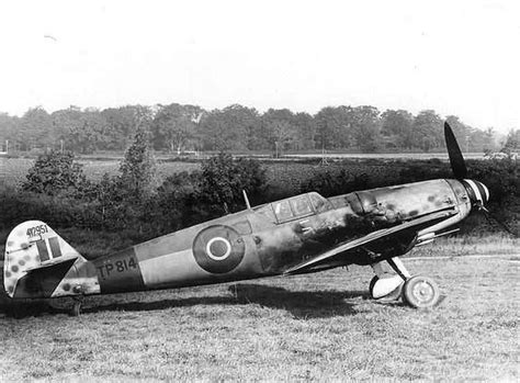 Captured Me109 Raf Markings Axis Planes Ww2 Pinterest England