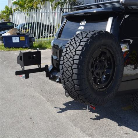 Toyota 4runner 2010 Up Rear Elite Bumper With Tire Carrier And Jerry