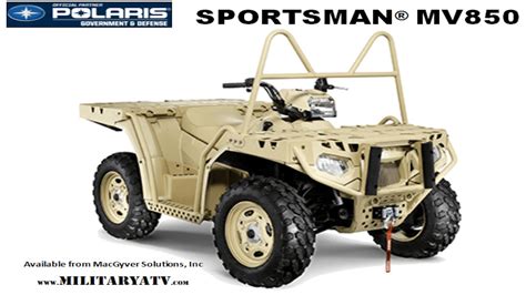 Polaris Sportsman Mv850 All Terrain Vehicle Usa
