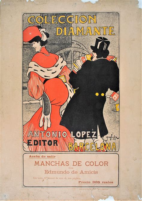 Colección Diamante Pere Ynglada 1904 Art Nouveau Poster Poster