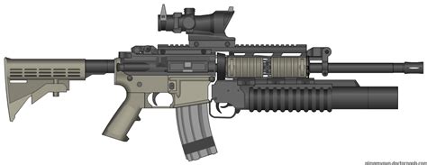 Colt M4a1 Sirs Modern Warfare 2 Custom By Scarlighter On Deviantart