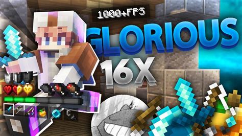 Glorious 16x Review The Best Bedwars Pack Ive Ever Used Youtube