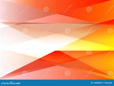Orange And Gray Triangle Abstract Background Vector Illustration Stock