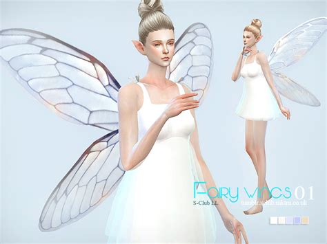 The Sims Resource S Club Ll Ts4 Fairy Wings 01