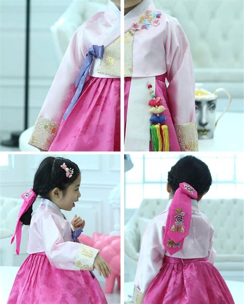 Girl Hanbok Dress Baby Korea Traditional Clothing 1 8 Ages Kid Etsy