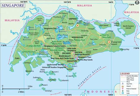 Singapur, oficialmente república de singapur, es un país soberano insular de asia, formado por sesenta y tres islas, cuya forma de gobierno es la república parlamentaria. Singapore city map-map - Karte von Singapur-Stadt Karte ...