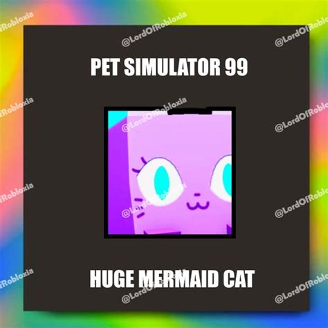 Pet Simulator Huge Cat Etsy