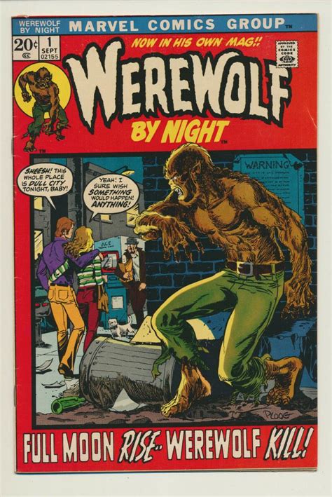 Werewolf By Night No1 Marvel 1972 Great Shape Mike Ploog Key Book