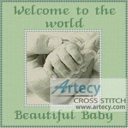 We did not find results for: Artecy Cross Stitch. Baby Sampler - Green Counted Cross ...