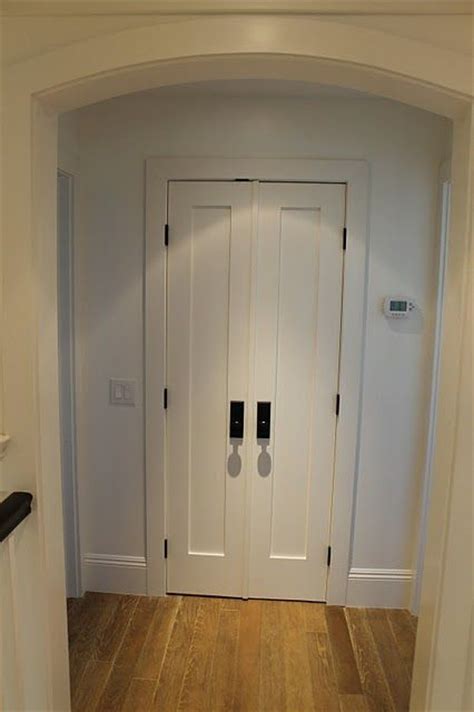 Some come in pairs so you can use them on double doors. white shaker style Double doors | Joel & Jackie ...