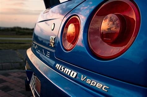 Hd Wallpaper Nissan Nissan Skyline Gt R R34 Car Blue Jdm Nismo Mode