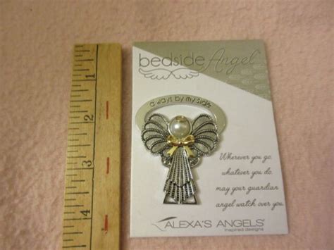 Alexas Angels Always By My Side Bedside Angel 18k Gold Plate Faux