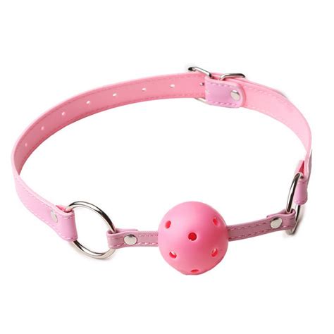Wholesale Slave Harness Ball Gag Bdsm Bondage Fetish Mouth Restraints Sm Sex Toy Pink From China