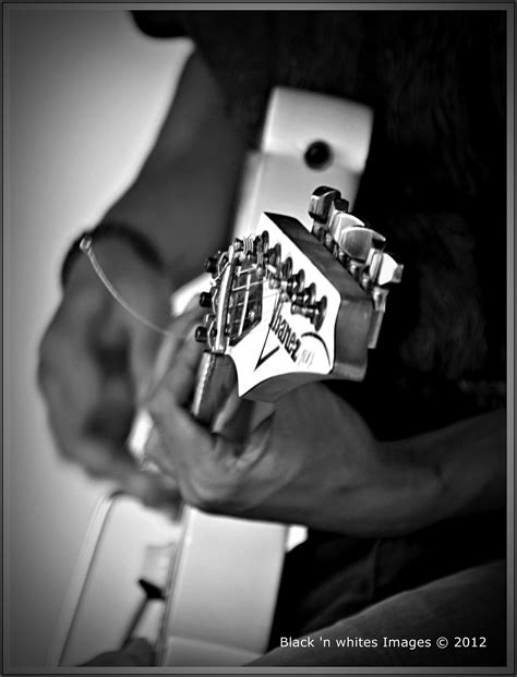 Playing Guitar Black And White Images
