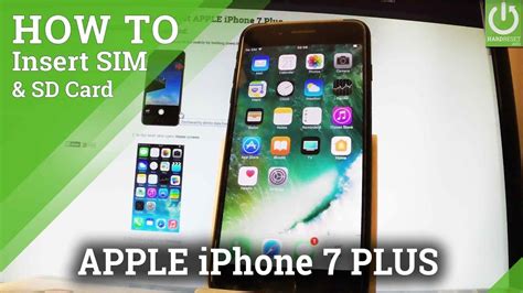 Remove sim card once the tray is removed, lift the sim card from the tray. How to Insert SIM in APPLE iPhone 7 Plus - Install Nano ...