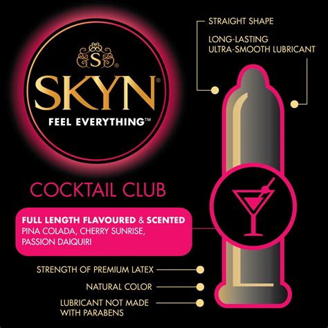Skyn Cocktail Club Condooms In 3 Smaken 9st Condoomnl