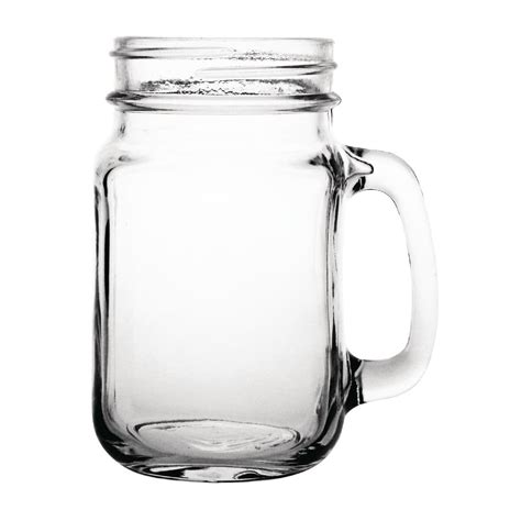 Olympia Handled Jam Jar Glasses 450ml Pack Of 12 Ce678 Buy Online At Nisbets