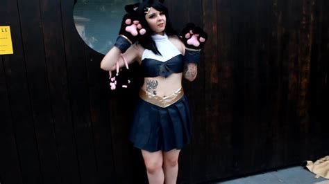 hayase nagatoro catgirl cosplay by bizarre deer at jfest moscow 2019 youtube