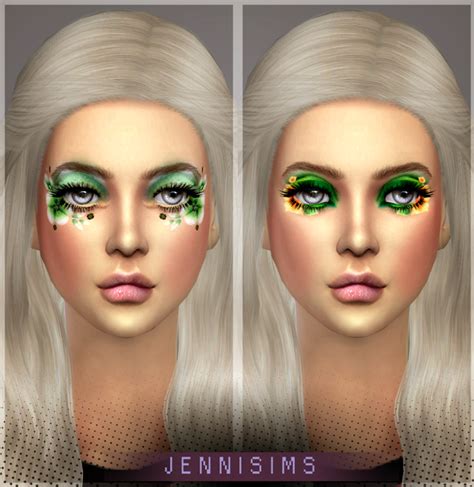 Jennisims Downloads Sims 4makeup Eyeshadow Artistic Illusions