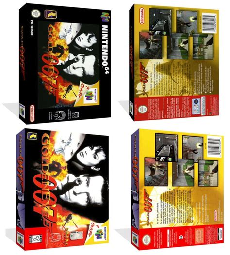 Goldeneye 007 N64 Replacement Game Case Box Box Cover Art Artwork