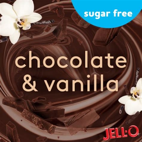 Jell O Chocolate Vanilla Swirls Sugar Free Pudding Cups Snack Ct