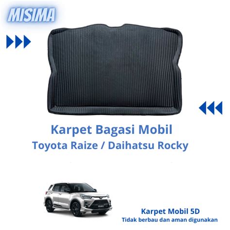 Karpet Bagasi Mobil D Toyota Raize Daihatsu Rocky Lazada Indonesia