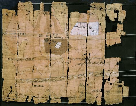 Turin Papyrus Map C1150 Bc History Today Ancient Egypt Egypt